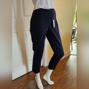 Croft & Barrow Women's Navy Straight Leg Pants 10 Petite